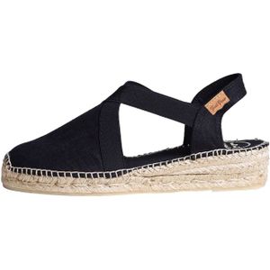 Toni Pons - Verona - Espadrilles - Vegan - Katoenen Stof - Jute Sleehak 4 cm