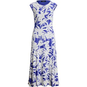 Lauren Ralph Lauren - Jurk - Blauw/Wit - Jerseyjurk
