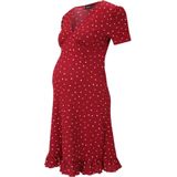 Olmbill - Korte Jurk - V-Hals - Korte Mouwen - Regular Fit