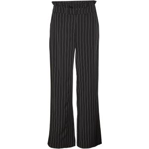 VERO MODA Broek 'VMWednesday'  zwart / wit