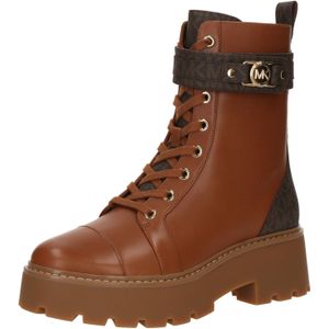 Michael Kors Enkellaarzen - Mandy Lace Up Bootie in bruin