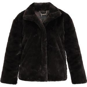 faina Winterjas  donkerbruin