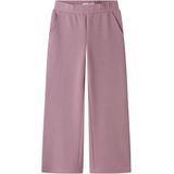 Broek - Zware Jersey - Wijde Pijpen - Verstelbare Taille - Glitter Detail