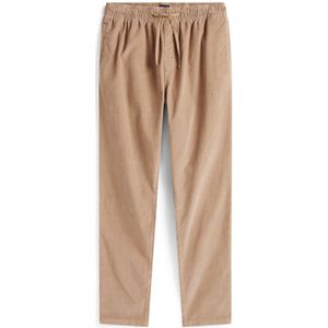 Tommy Jeans - ISAAC - Tapered Corduroy Broek - Effen - Zuiver Katoen