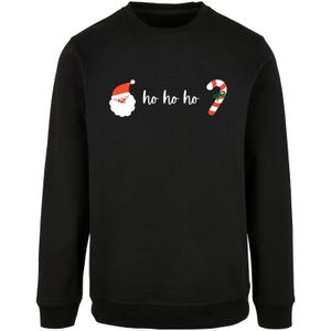 F4NT4STIC Sweatshirt 'Ho Ho Ho Weihnachten Christmas'  rood / zwart / wit