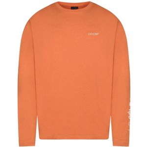 ESTEEM Shirt 'Sélection Privée'  donkeroranje / wit