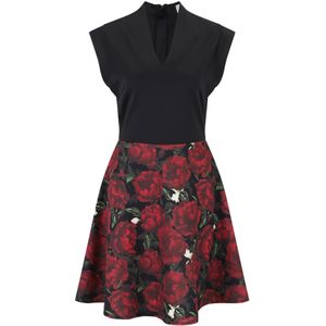 Guido Maria Kretschmer Women Jurk 'Paulina'  groen / olijfgroen / magenta / zwart