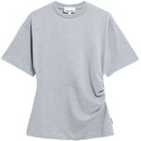 ARMEDANGELS - Shirt - Grijs - Jersey - Halve Mouw - Ronde Hals