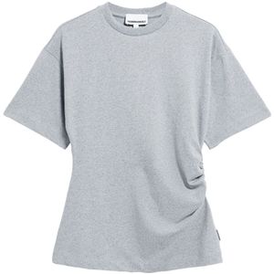 ARMEDANGELS - Shirt - Grijs - Jersey - Halve Mouw - Ronde Hals