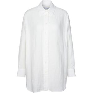 Seidensticker - Lange Blouse - Ecru - 1/1 Uni - Oversized