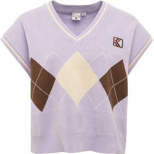 Karl Kani Trui  champagne / chocoladebruin / mauve