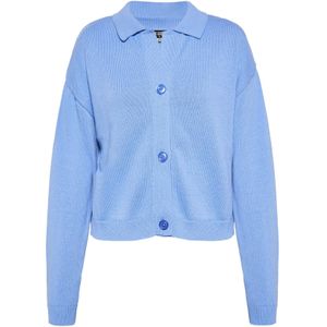 myMo KIDS Gebreid vest 'Rocks Rockeasy'  blauw