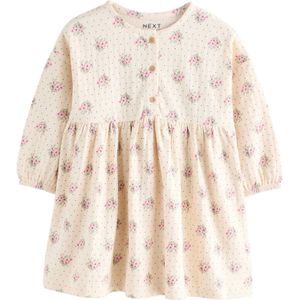 Next Jurk  crème / groen / rosa / zwart