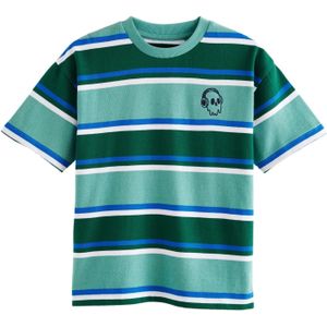Next Shirt  blauw / groen / wit