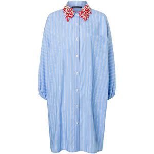 Ana Alcazar Blousejurk 'Zava'  navy / lichtblauw / rood / wit