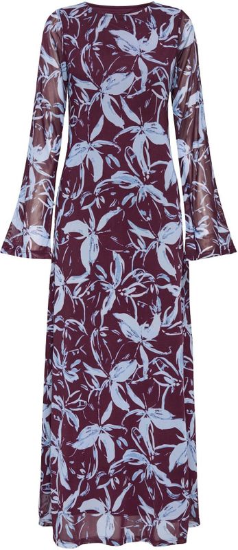 Onlcyril - Midi-jurk - Zwart - Regular Fit - Lange Mouwen - Enkel Lengte