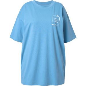 Studio Untold Shirt  azuur / wit