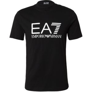 EA7 Emporio Armani Shirt  zwart / wit