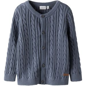 NAME IT Gebreid vest  petrol