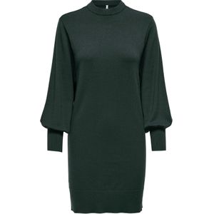 ONLY Gebreide jurk 'ONLLABELLE'  donkergroen