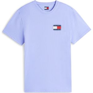 Tommy Jeans Shirt 'ESSENTIAL'  lichtblauw / rood / wit