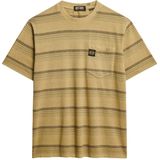 Superdry - Contrast Stripe - T-shirt - Katoen - Zwart