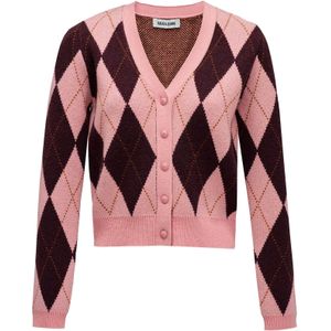 Salsa Jeans Gebreid vest  pink