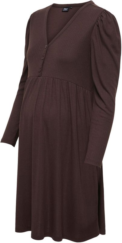 Olmcamoni - Korte Jurk - V-Hals - Jersey - Knielengte - Korte Mouwen