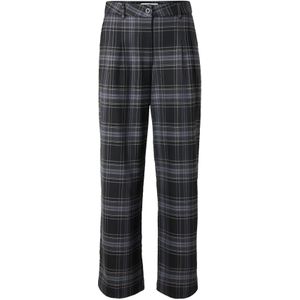 SHYX Bandplooibroek  grijs / zwart / wit