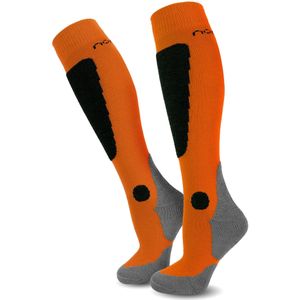normani Sportsokken  grijs / oranje / zwart