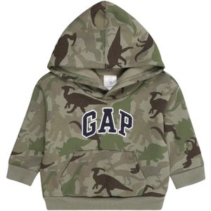 GAP Sweatshirt 'NVLTY'  bruin / groen / kaki / pastelgroen