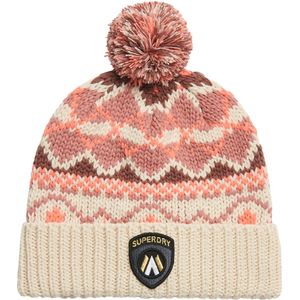 Superdry Sportmuts 'Apres'  crème / donkerlila / oudroze
