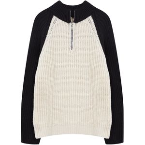 Trendyol Trui  zwart / wolwit
