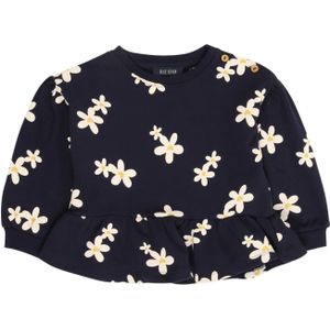 BLUE SEVEN Sweatshirt  nachtblauw / mosterd / greige / pink