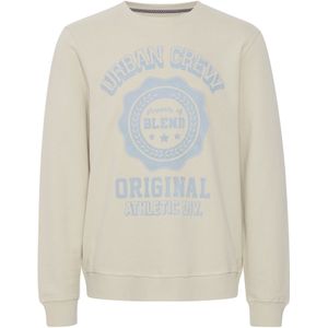 BLEND Sweatshirt  beige / blauw