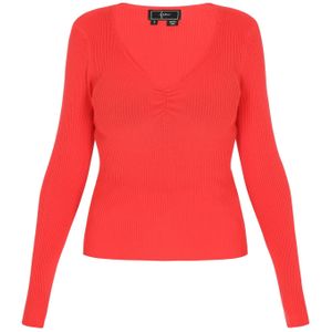 faina Trui 'Comfortable'  oranjerood