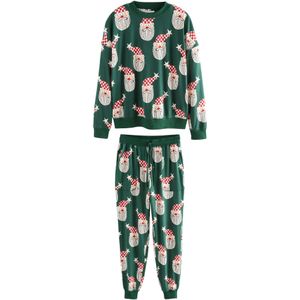 Next Pyjama  spar / donkerrood / zwart / wit