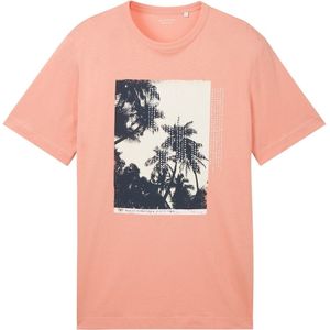 TOM TAILOR Shirt  marine / lichtgrijs / zalm roze