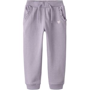 Name It Joggingbroek - Noos - NmfVima - Lavender Grijs - Name It - 5 jaar (110) - Joggingbroek