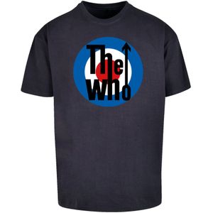 F4NT4STIC Shirt 'The Who Target'  blauw / donkerblauw / zwart / wit