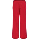 ONLY - ONLBEST - Sportbroek - Knalrood - Wide Leg - High Waist