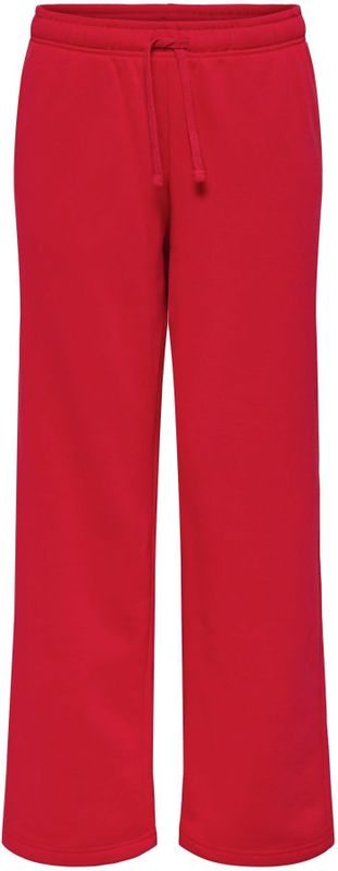 ONLY - ONLBEST - Sportbroek - Knalrood - Wide Leg - High Waist