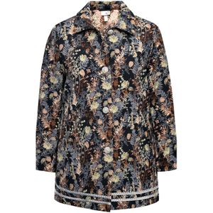 Ulla Popken Tussenjas  beige / bruin / zwart