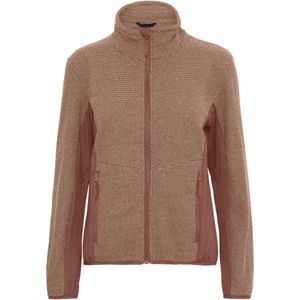 North Bend Fleece jas 'Helga'  cognac
