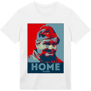 F4NT4STIC Shirt 'TV Times Benny Hill Home Guard'  blauw / rood / wit