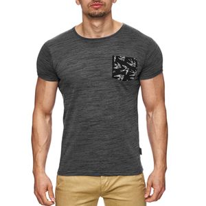 INDICODE JEANS Shirt 'Blaine'  donkergrijs