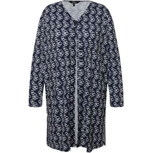 Ulla Popken Blouse  navy / wit