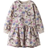 NAME IT Jurk 'Peppa Wutz'  beige gemêleerd / saffier / rosa / wit
