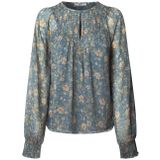 Pepe Jeans - Laurel Shirt - Chiffon Blouse - Met All-over Bloemenmotief - Relaxed Fit
