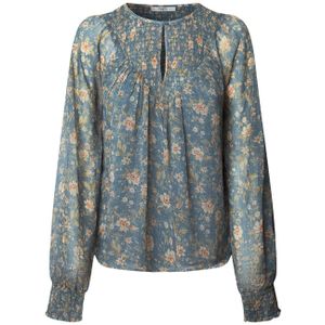 Pepe Jeans - Laurel Shirt - Chiffon Blouse - Met All-over Bloemenmotief - Relaxed Fit